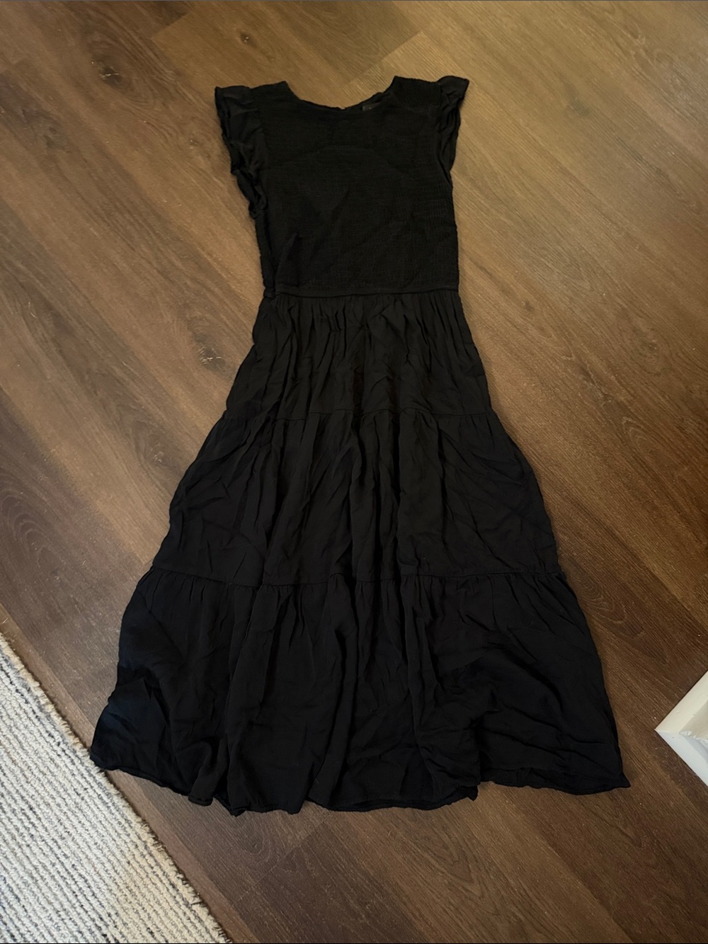 Merokeety Black Maxi Dress Size Small